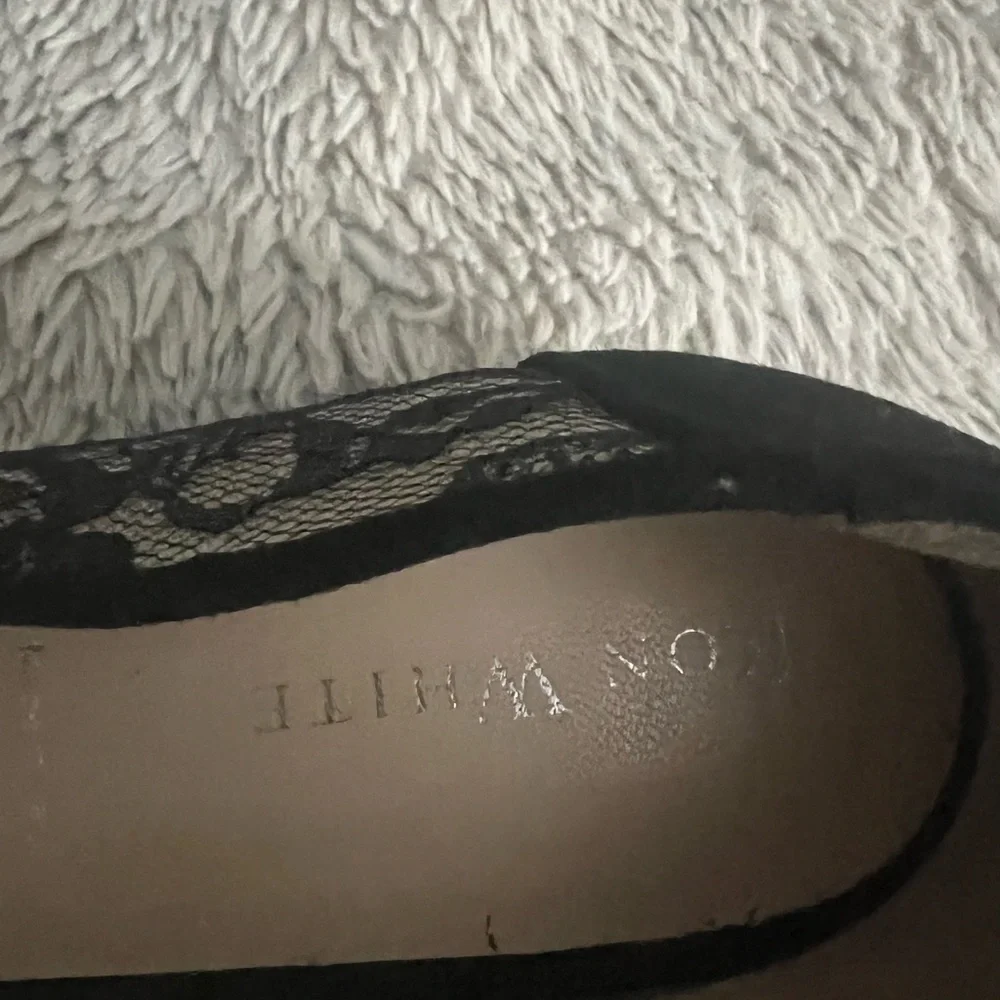 Ron White Elegant Black Lace Women's Shoes sz39 - Picture 5 of 5